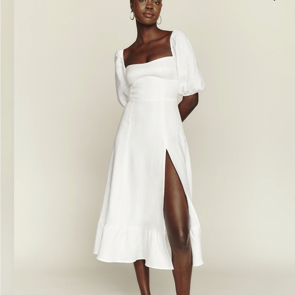 Reformation Belgium linen dress - size 4